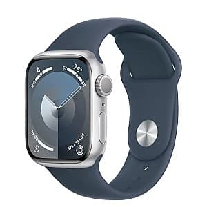 Ceas inteligent Apple Watch Series 9 41mm Storm Blue (MR903QR/A)