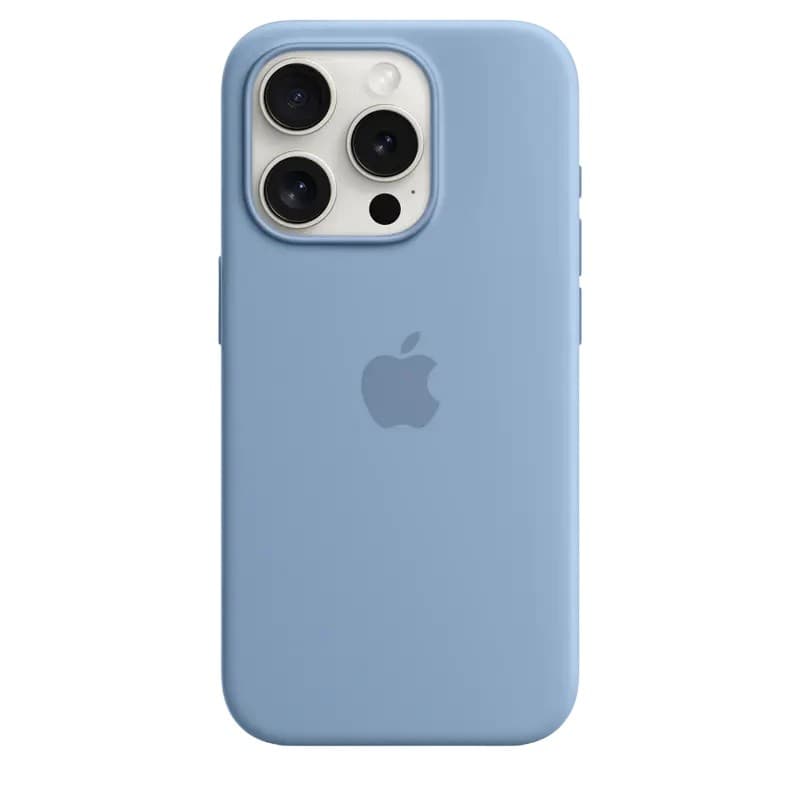 Husă Apple iPhone 15 Pro Silicone Case with MagSafe Winter Blue