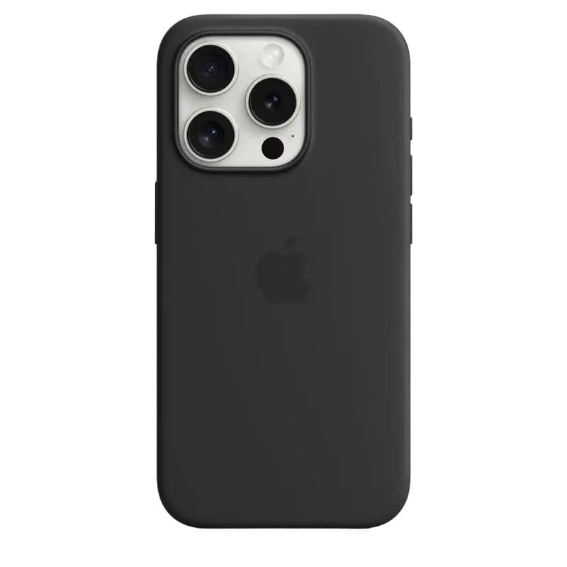Чехол Apple iPhone 15 Pro Silicone Case with MagSafe Black