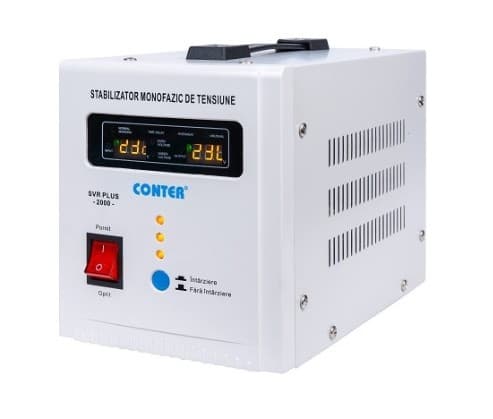 Стабилизатор напряжения Conter SVR PLUS 2000 VA White