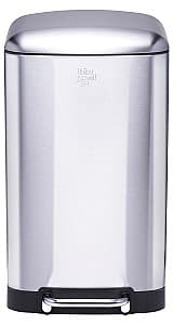 Cos de gunoi Dirt-Devil Pedal Bin 30 L Soft Close Silver