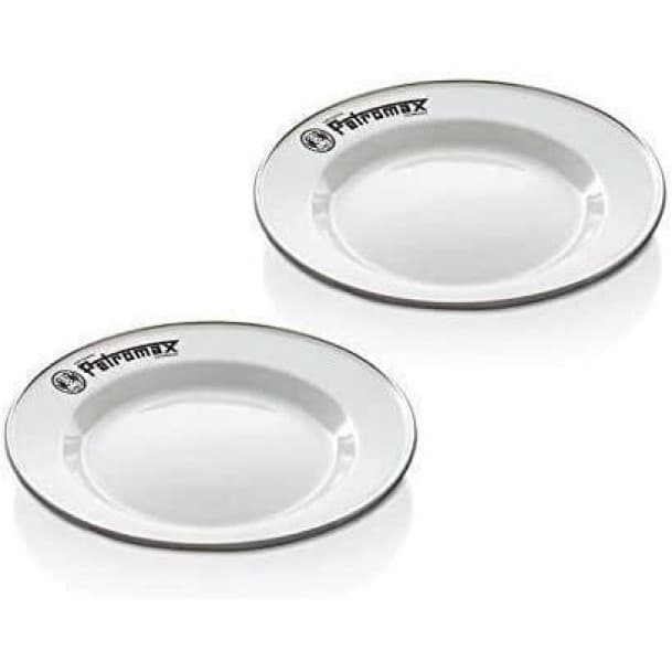  Petromax Enamel Plates white 2 pieces