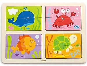 Puzzle VIGA 4 -Puzzle in 1 - Sea