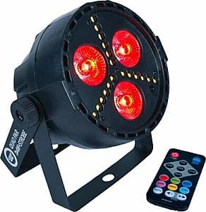 Proiector cu LED Light4Me Quad Par Strobe Black