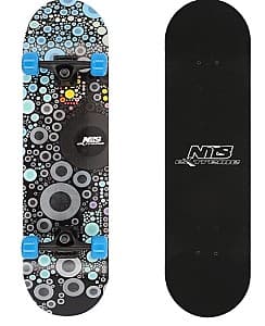 Скейтборд NILS EXTREME CR3108SA Spot Black/Blue