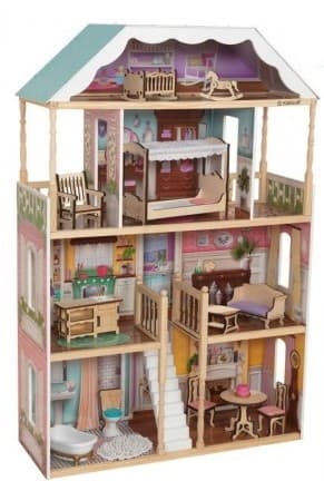 Casuta pentru papusi KidKraft Charlotte Dollhouse 65956-CSM