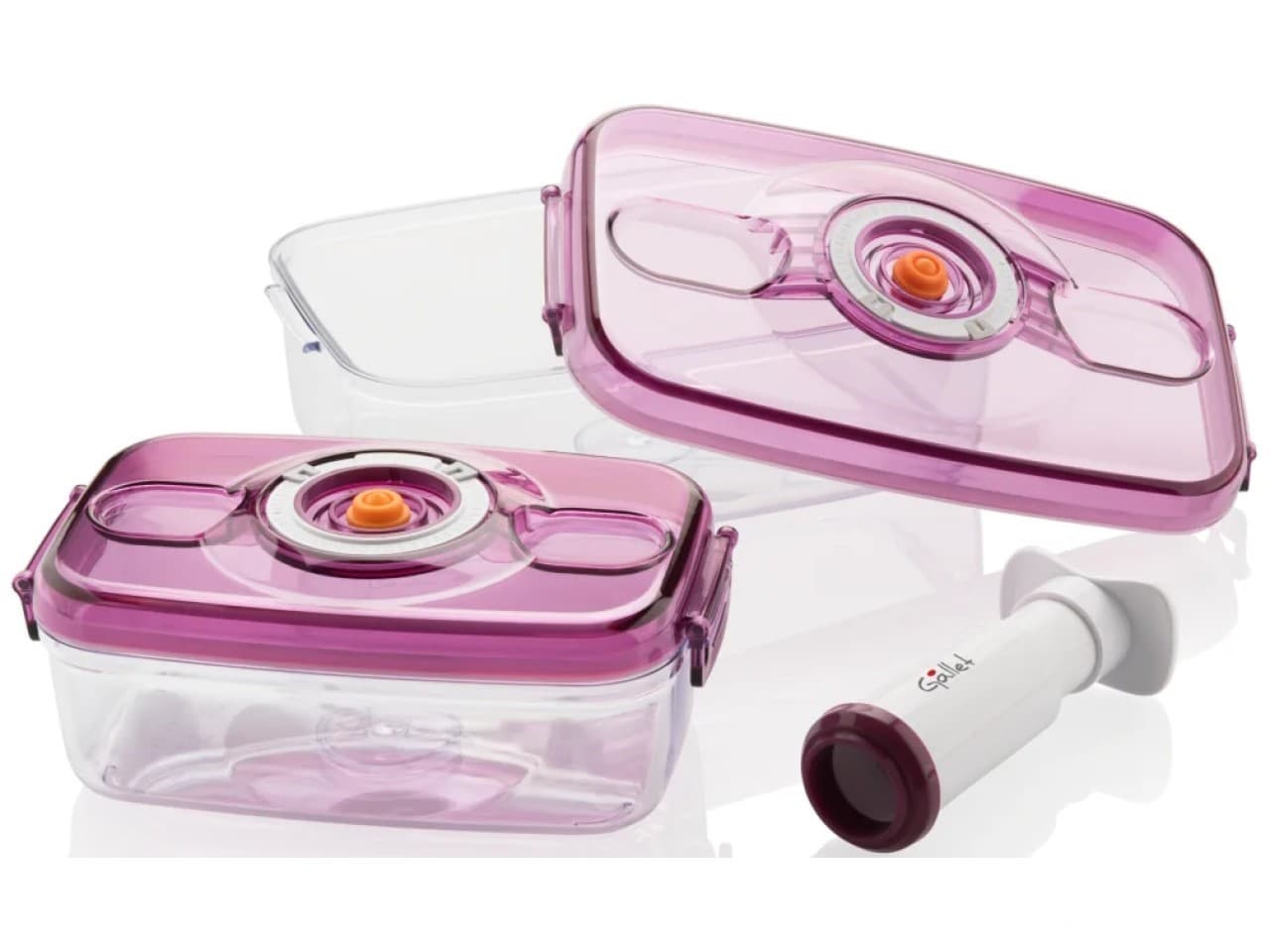 Set de recipiente alimentare GALLET Narbonne MSV250BOX Purple