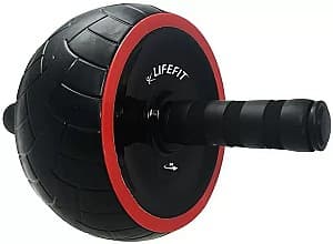 Roată pentru abdomen Lifefit Fat Black/Red