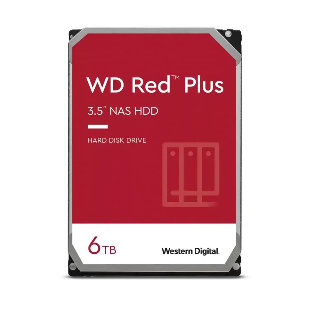 HDD WESTERN DIGITAL Red Plus 6TB (WD60EFPX)