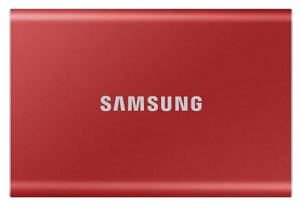 SSD extern Samsung T7 2TB Red (MU-PC2T0R/WW)