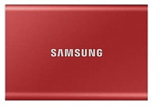 SSD extern Samsung T7 2TB Red (MU-PC2T0R/WW)