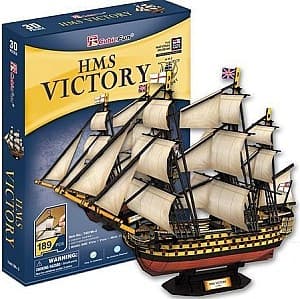 3D Пазл CubicFun HMS Victory T4019h