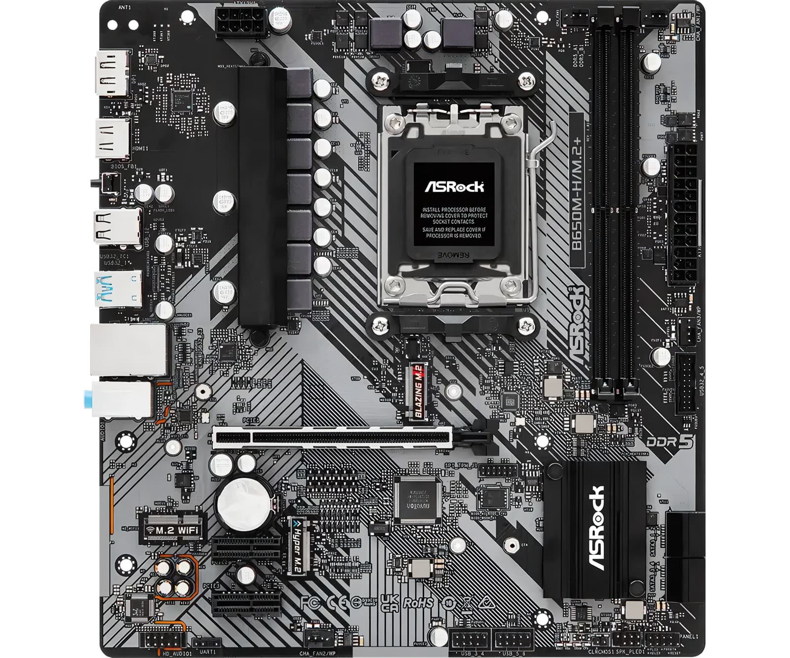 Материнская плата ASRock B650M-H/M.2+