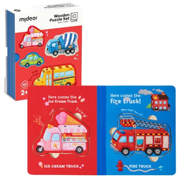 Carte educationala Mideer Busy traffic MD6269