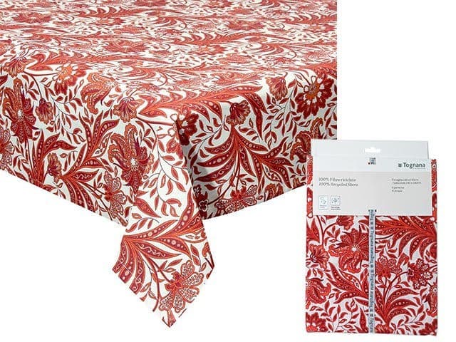 Скатерть Tognana Red Ornament 140X180cm