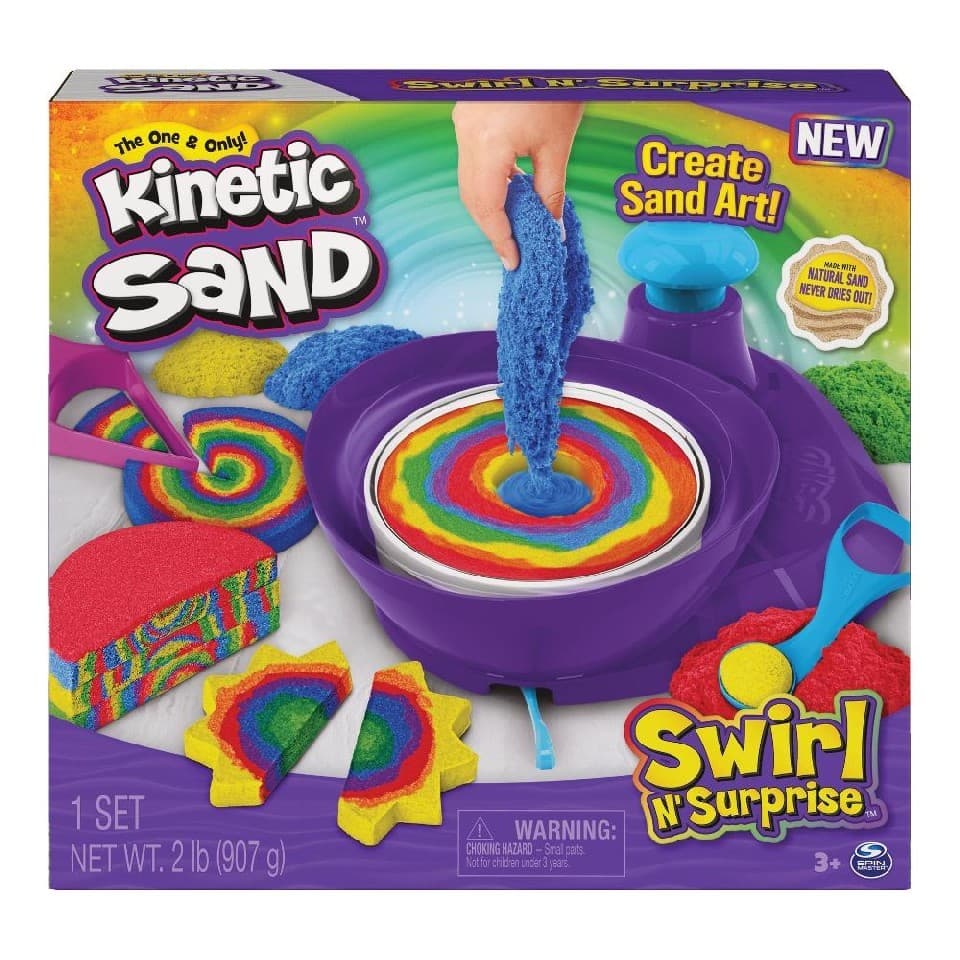 Набор игрушек Spin Master Песок Kinetic Swirl and Surprise