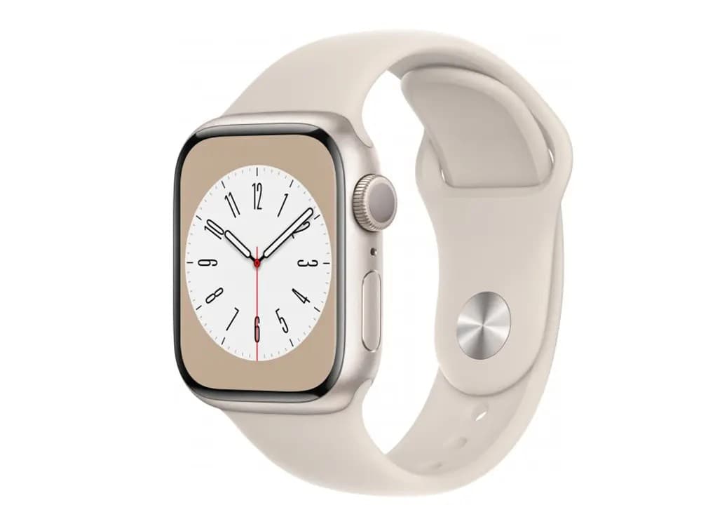 Ceas inteligent Apple Watch Series 8 41 mm Starlight MNP63GK