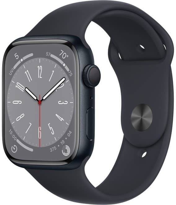 Умные часы Apple Watch Series 8 45мм Black MNP13RB