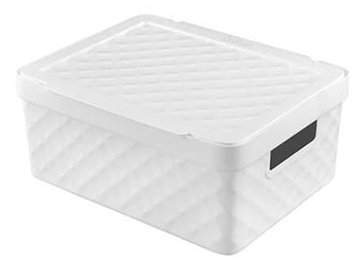 Cutie pentru depozitare Ordinett Kubica 11l alb