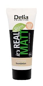 Тональный крем Delia Cosmetics Real Matt 103