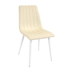 Scaun DP DC-90P-White PU+White leg