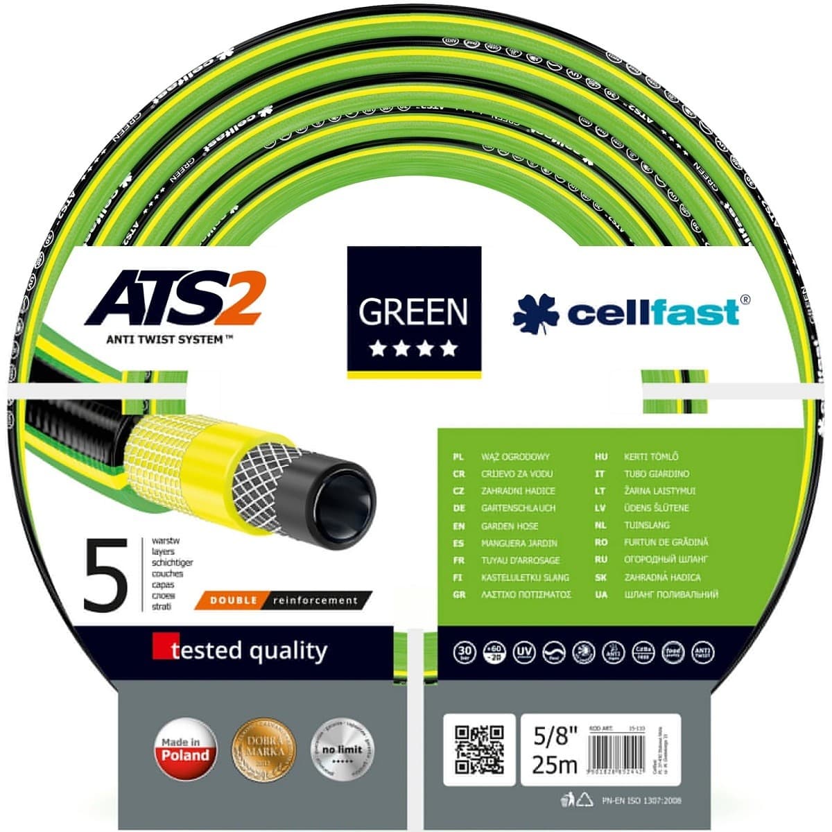 Шланг Cellfast Green ATS 2 25m (34835)