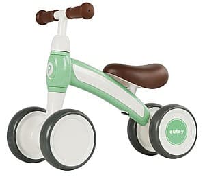 Bicicletă fără pedale QPlay Cutey Pastel Green