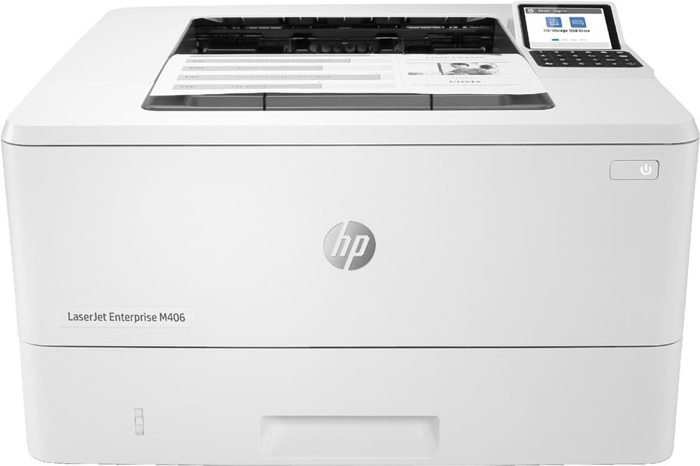 Принтер HP LaserJet Ent M406dn White