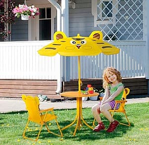 Set de mobila de grădină Strend Pro Melisenda Tiger 1 + 2 (Yellow)