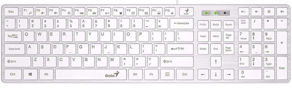 Tastatura Genius SlimStar 126 (White)