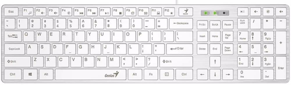 Tastatura Genius SlimStar 126 (White)