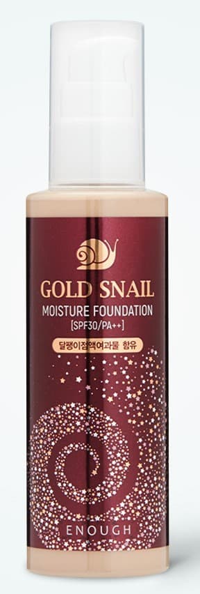 Fond de ten Enough Gold Snail Moisture Foundation №21 SPF30/PA ++