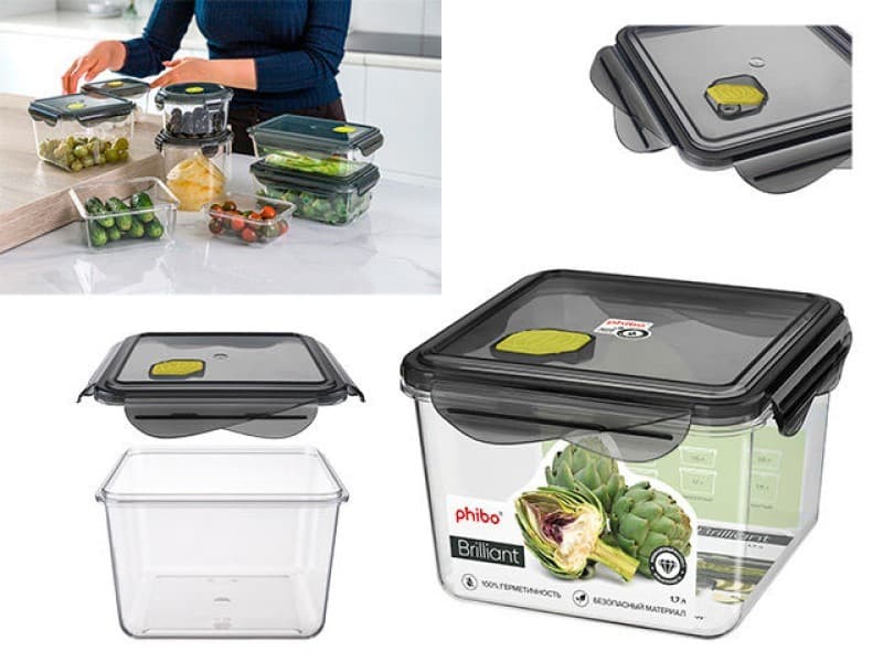 Set de recipiente alimentare Bytplast Phibo Brilliant