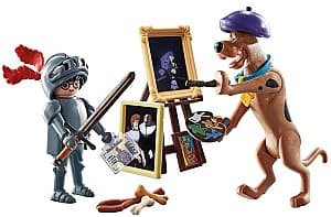 Figurină Playmobil Scooby-Doo! Adventure with Black Knight (PM70709)