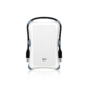 Hard disk extern Silicon Power Armor A30 White/Black (SP010TBPHDA30S3W)