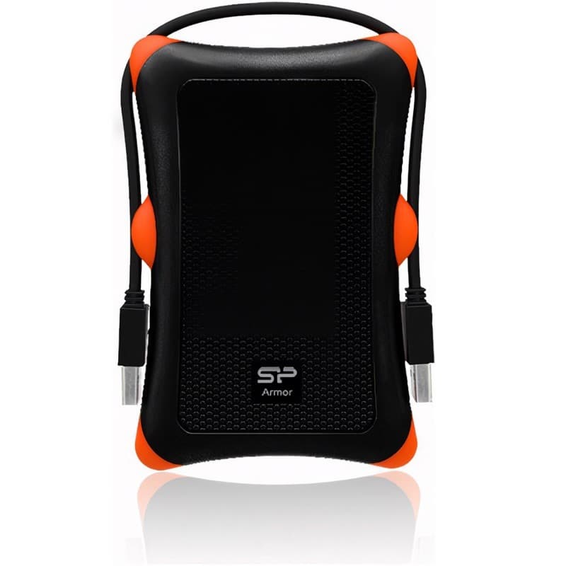 Hard disk extern Silicon Power Armor A30 Black/Orange (SP010TBPHDA30S3K)