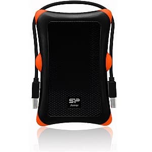 Внешний жёсткий диск Silicon Power Armor A30 Black/Orange (SP010TBPHDA30S3K)