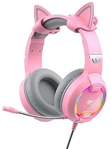 Casti pentru gaming Havit H2233d Pink