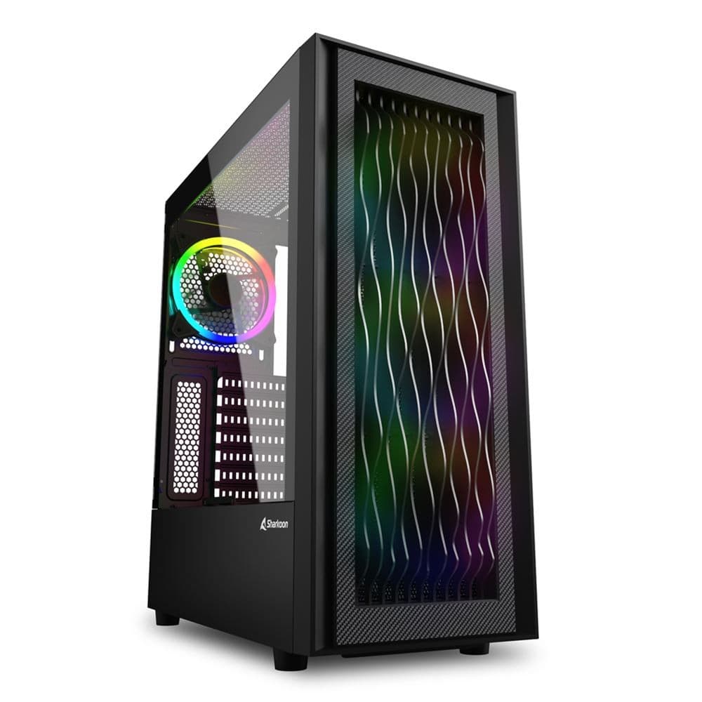 Carcasa Sharkoon RGB WAVE Black