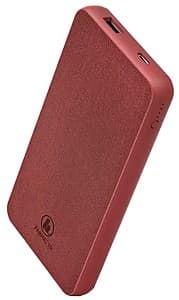 Повербанк Hama Fabric 10 10000mAh Red