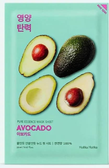 Masca pentru fata Holika Holika Pure Essence Mask Sheet – Avocado