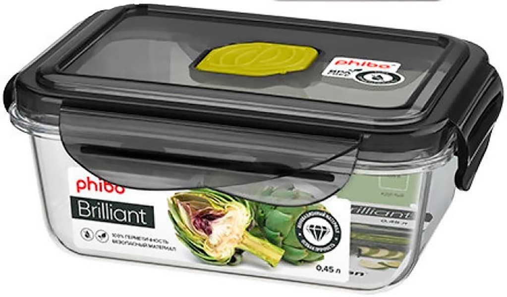 Set de recipiente alimentare Bytplast Phibo Brilliant 0.45l