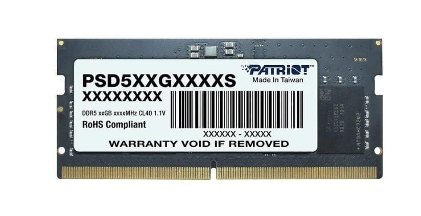 Оперативная память PATRIOT Signature Line 8GB DDR5-5600MHz (PSD58G560041S)