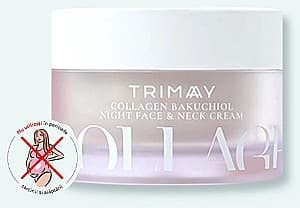 Crema pentru fata TRIMAY Collagen Bakuchiol Nigth Face & Neck Cream