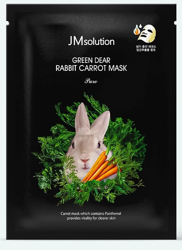 Masca pentru fata JMsolution Green Dear Rabbit Carrot Mask Pure