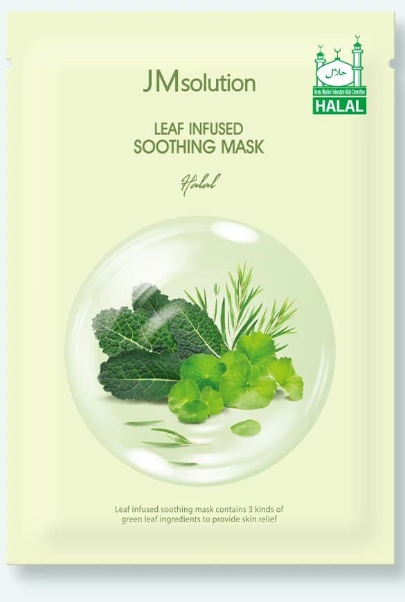 Masca pentru fata JMsolution Leaf Infused Soothing Mask Halal