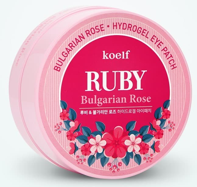 Патчи для глаз Petitfee & Koelf Ruby & Bulgarian Rose Eye Patch