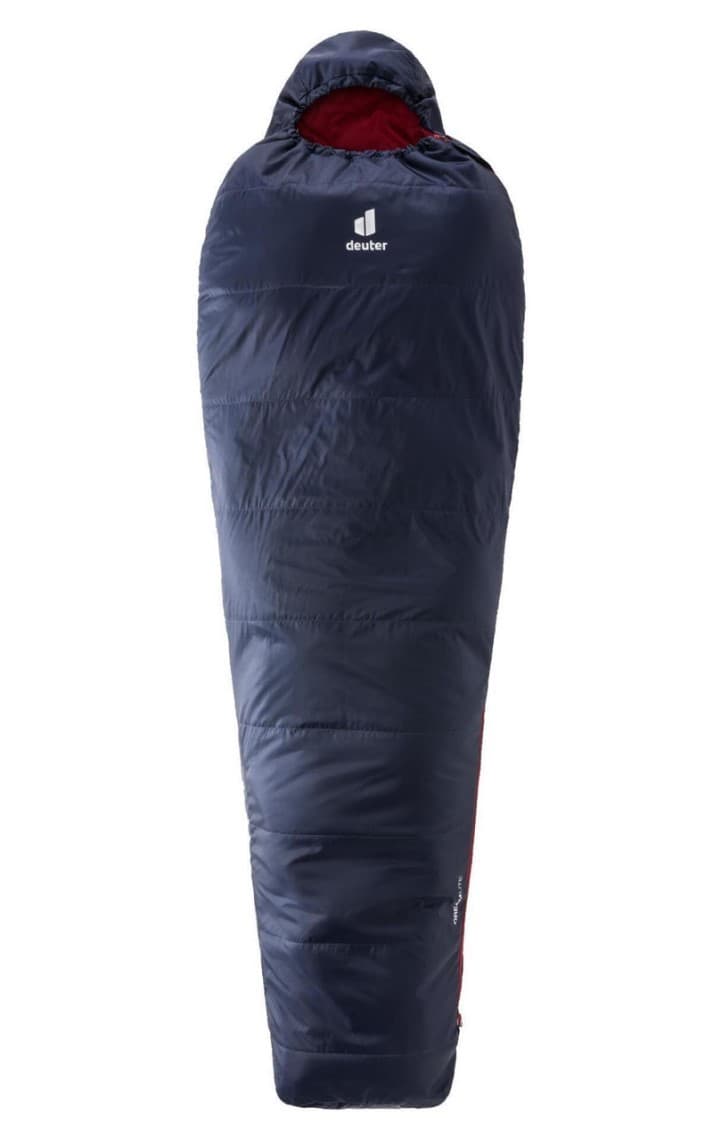 Спальный мешок Deuter Dreamlite left navy-cranberry