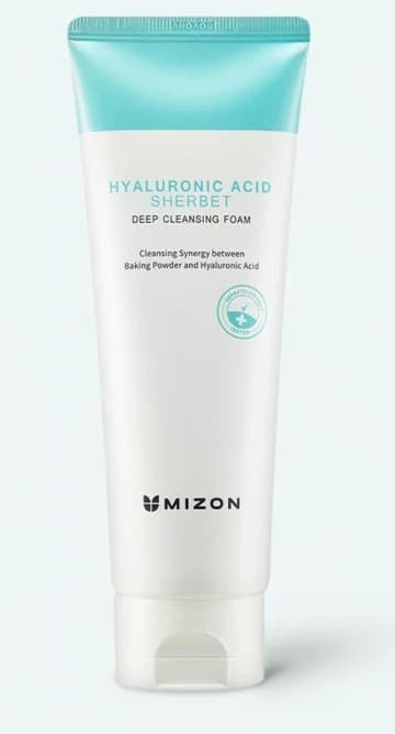 Мыло для лица Mizon Hyaluronic Acid Sherbet Deep Cleansing Foam