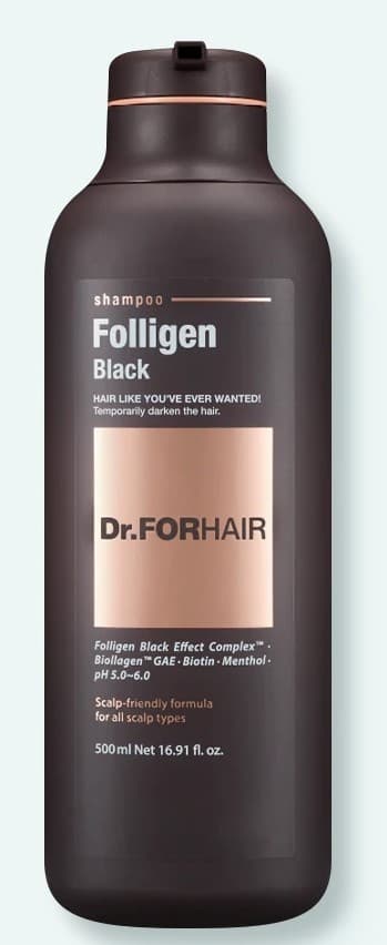 Шампунь Dr. FORHAIR Folligen Black Shampoo